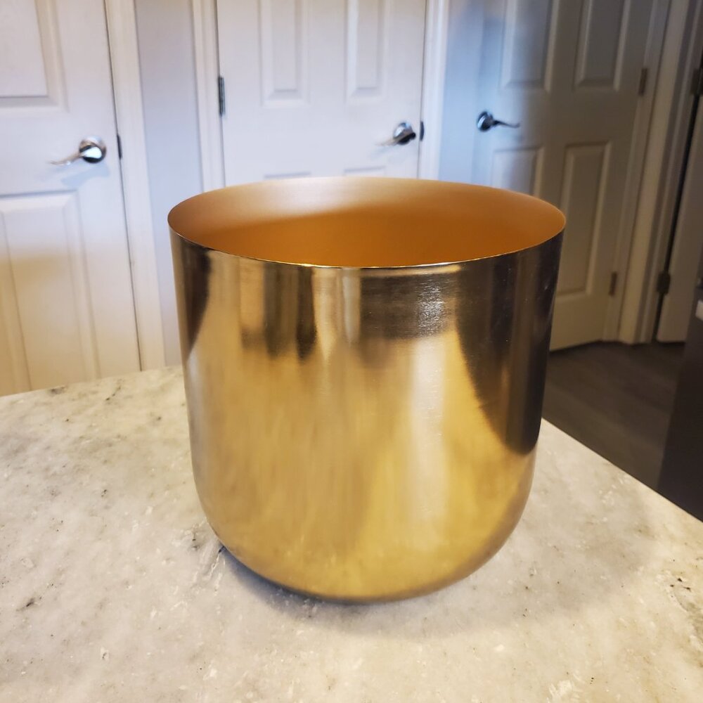 Threshold Gold Metal 9.5” Planter